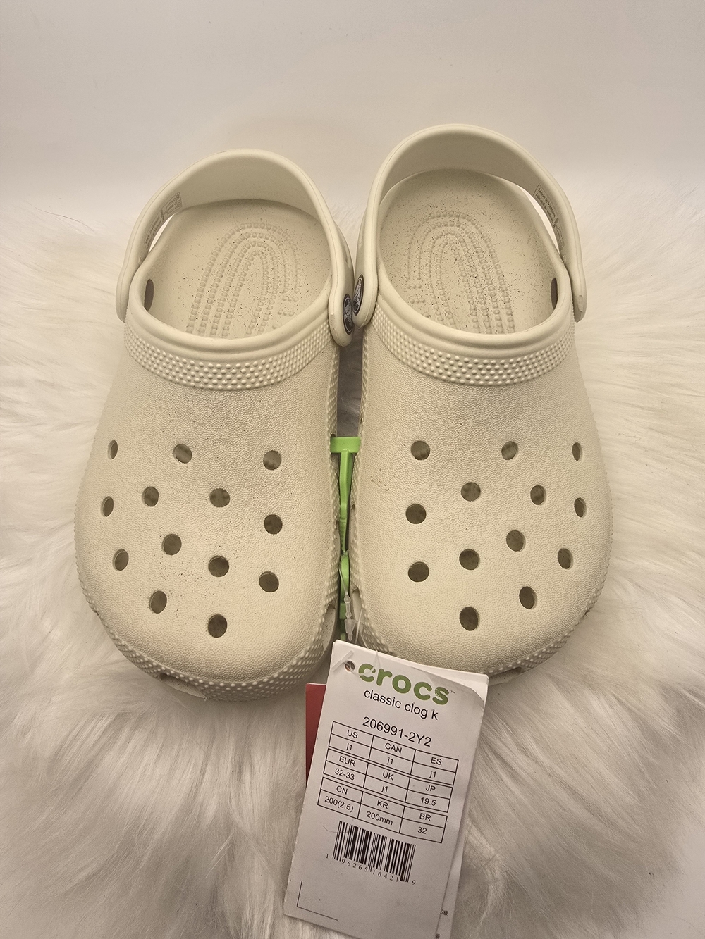 CROCS Kids Classic Clog in Cream